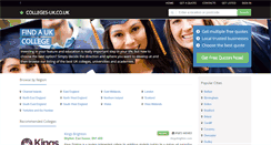 Desktop Screenshot of colleges-uk.co.uk
